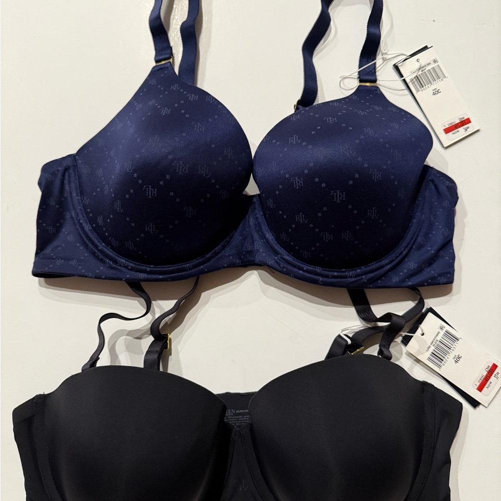 Ralph Lauren Luxe Smoothing Convertible Strapless and Comfort T-shirt Bras 40 C